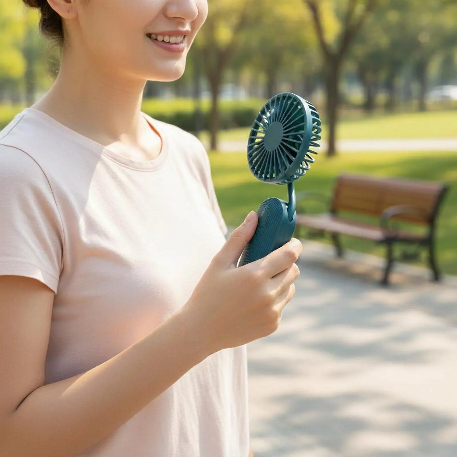 Neck Fan 3-in-1 Design Handheld Fan Quiet Operation for Travel, Office