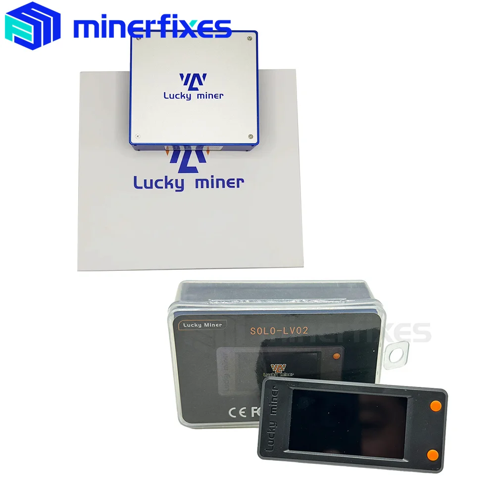 Bitcoin Miner Bitaxe Lucky Miner LV07 + LV02 1TH/S Home WiFi Silent Miner BTC BCH DGB Mining Machine Ethereum Miner Btc Miner