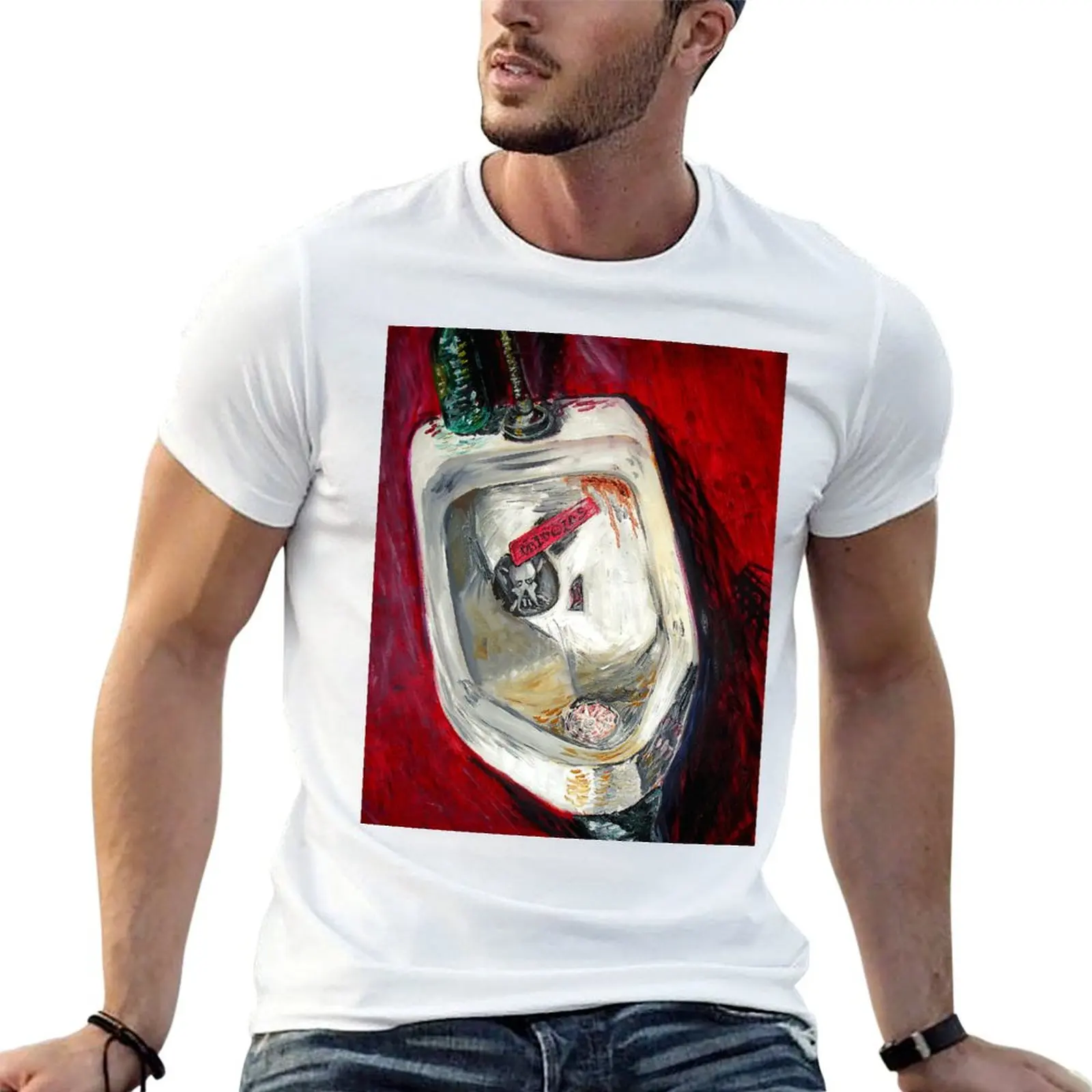 Punk Urinal - Painting T-Shirt Comfortable Daily Wear Tee