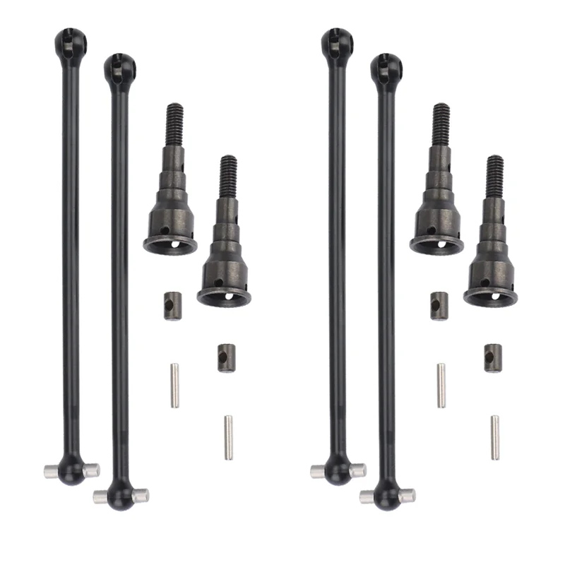 

B05C-4Pcs Metal Front Rear Drive Shaft For Losi Lasernut U4 1/10 Rock Racer Buggy RC Car Upgrade Parts Spare Accessories