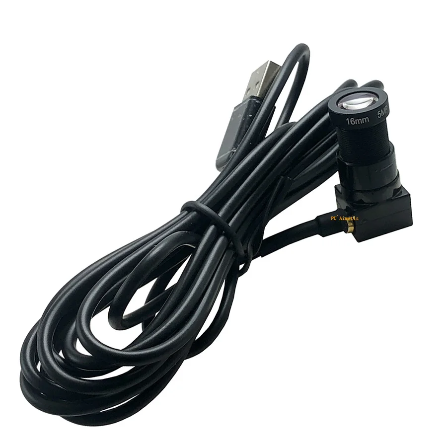 Modul Kamera USB 5MP Lensa 25mm 1080P Full HD 30fps Kecepatan Tinggi Mini CCTV OTG UVC Webcam Mikrofon untuk Android Windows