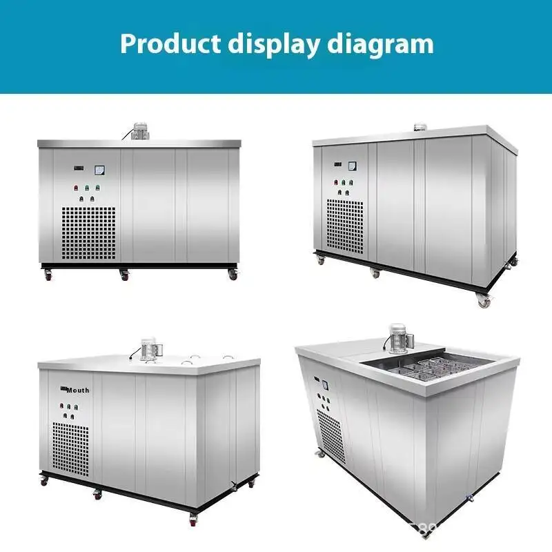 Seafood Market, Large Ice Cube, Ice Bar, Ice Maker Spot Industrial Ice Brick Machine