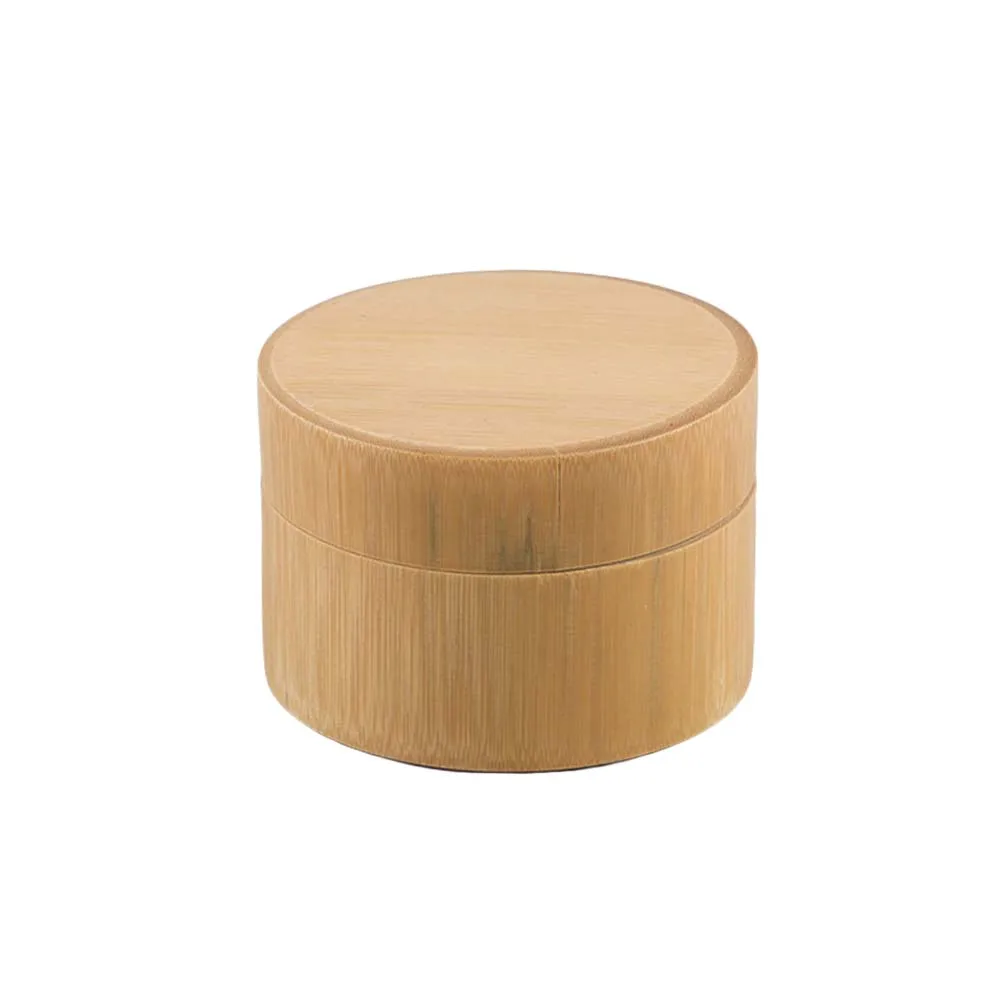 

Bamboo Tea Matcha Canister Sealed Cans Wood Tube Storage Container Kitchen Organizer Spice Herbs Seasonings