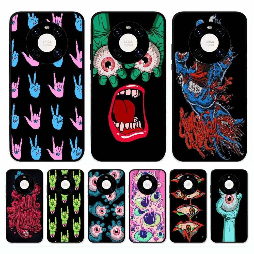 Dark style Pattern Phone Case For Huawei Mate 10 20 30 40 50 lite pro Nova 3 3i 5 6 SE 7 pro 7SE