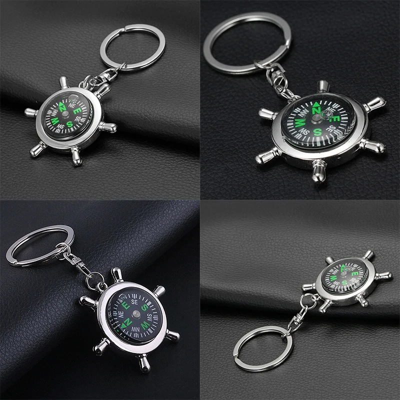 New Mini Traffic Light Car Key Ring Chain Classic 3D Keyfob Keychain Gift