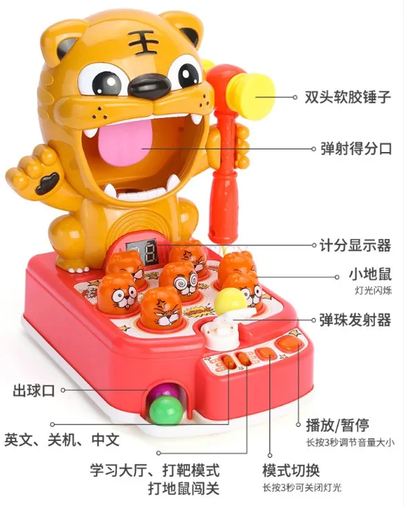 Groundhog-speelgoed voor baby's en jonge kinderen: een multifunctioneel cadeau voor het onderwijs van jonge kinderen van 1-2 jaar en een helft