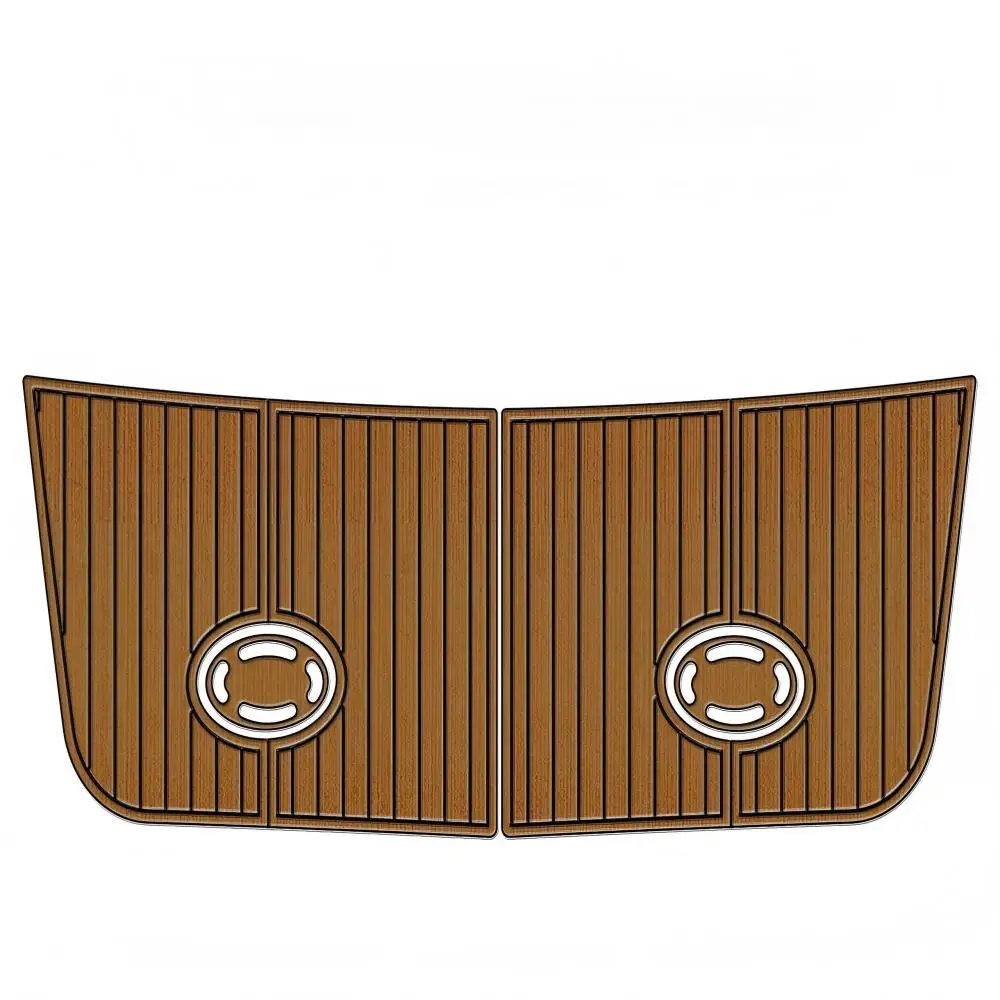 

STLF 1999 Sea Ray 340 Sundancer Swim Platform Pad Boat EVA Teak Floor Mat SeaDek MarineMat Gatorstep Style Self Adhesive