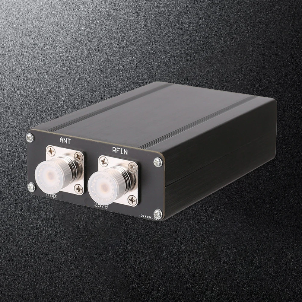 Tuner Antena 1.8-50MHz Layar OLED 0.91 Inci Oleh N7DDC 7X7 Tuner Antena Otomatis Mini 3.2 Firmware Diprogram dengan Casing Logam