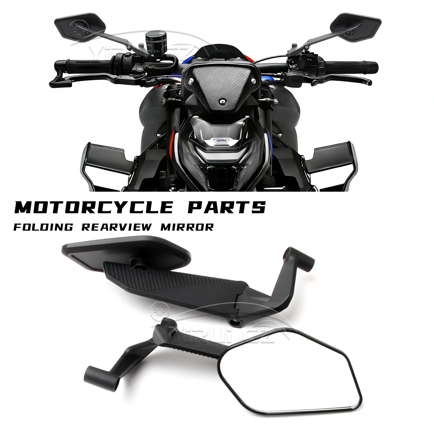 

Зеркала заднего вида для мотоциклов BMW M1000XR, R1300R, S1000R, S1000XR, F900R, F900XR, G310R: боковые зеркала, ветровые крылья, стелс-винглеты
