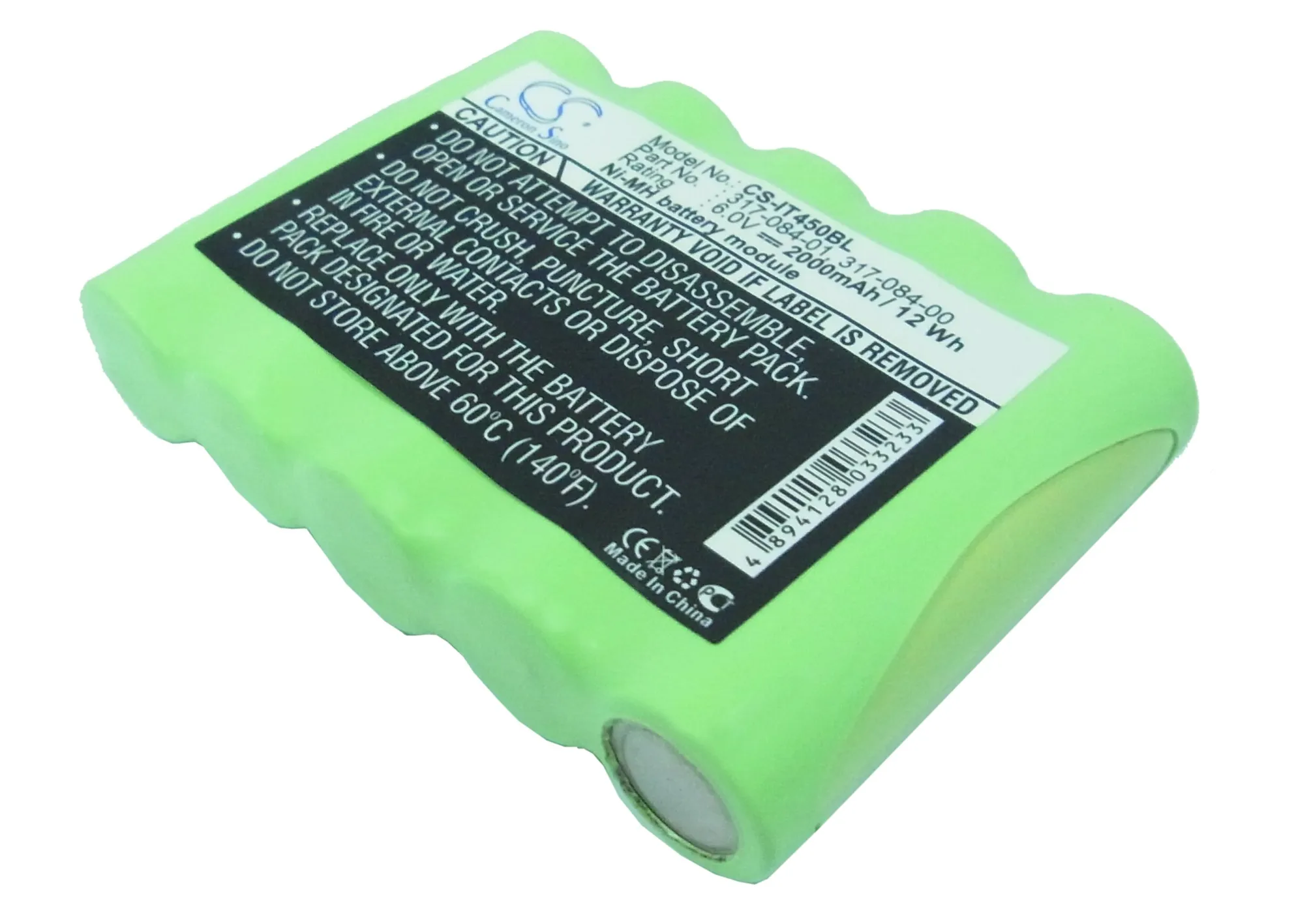 6.0V 2000mAh Barcode Scanner Battery 317-084-00 317-084-001 317-084-002 317-084-003 for Intermec Pen Key 6210 4000 4500 5000