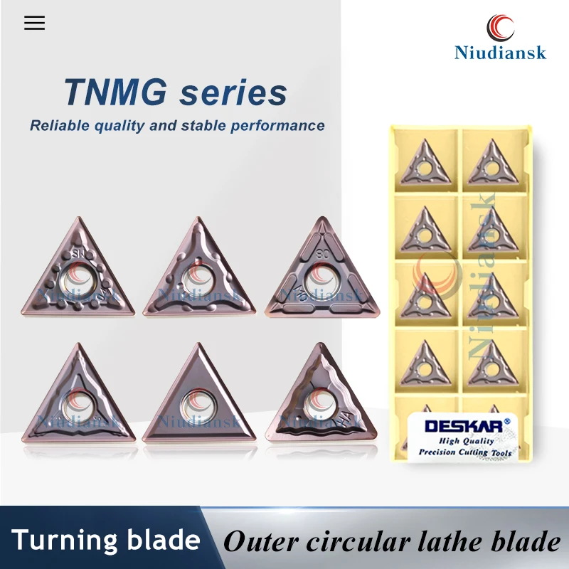 

TNMG Series CNC Lathe Turning Inserts TNMG160408-MA LF6018 MA/MS/JMS/MQ/HS/HA Groove Type Stainless Steel External Turning Tool