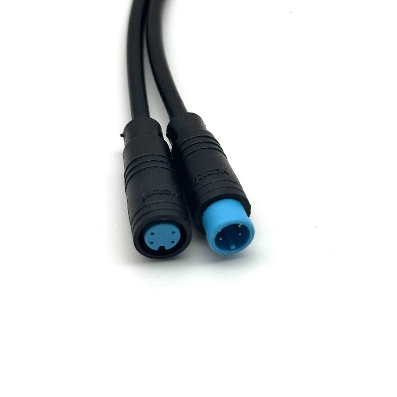 waterproof Cable M8 Waterproof Aviation Plug Light Strip Connector Battery Waterproof Connector Male Female Plug Connector Cable