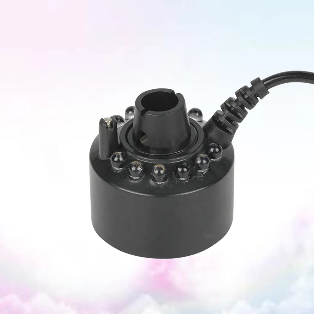 Black LED Colorful Reptile Pet Mist Maker Amphibious Mini Lantern Design Increase Humidity Aquarium Reptile Lighting Sprayer