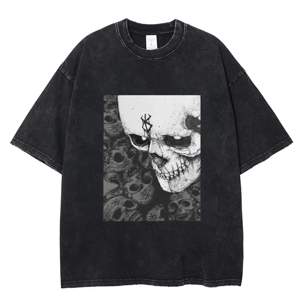 

2025 аниме Berserk Griffith футболки для мужчин и женщин футболка с рисунком манги аниме Harajuku винтажные повседневные футболки в стиле хип-хоп одежда