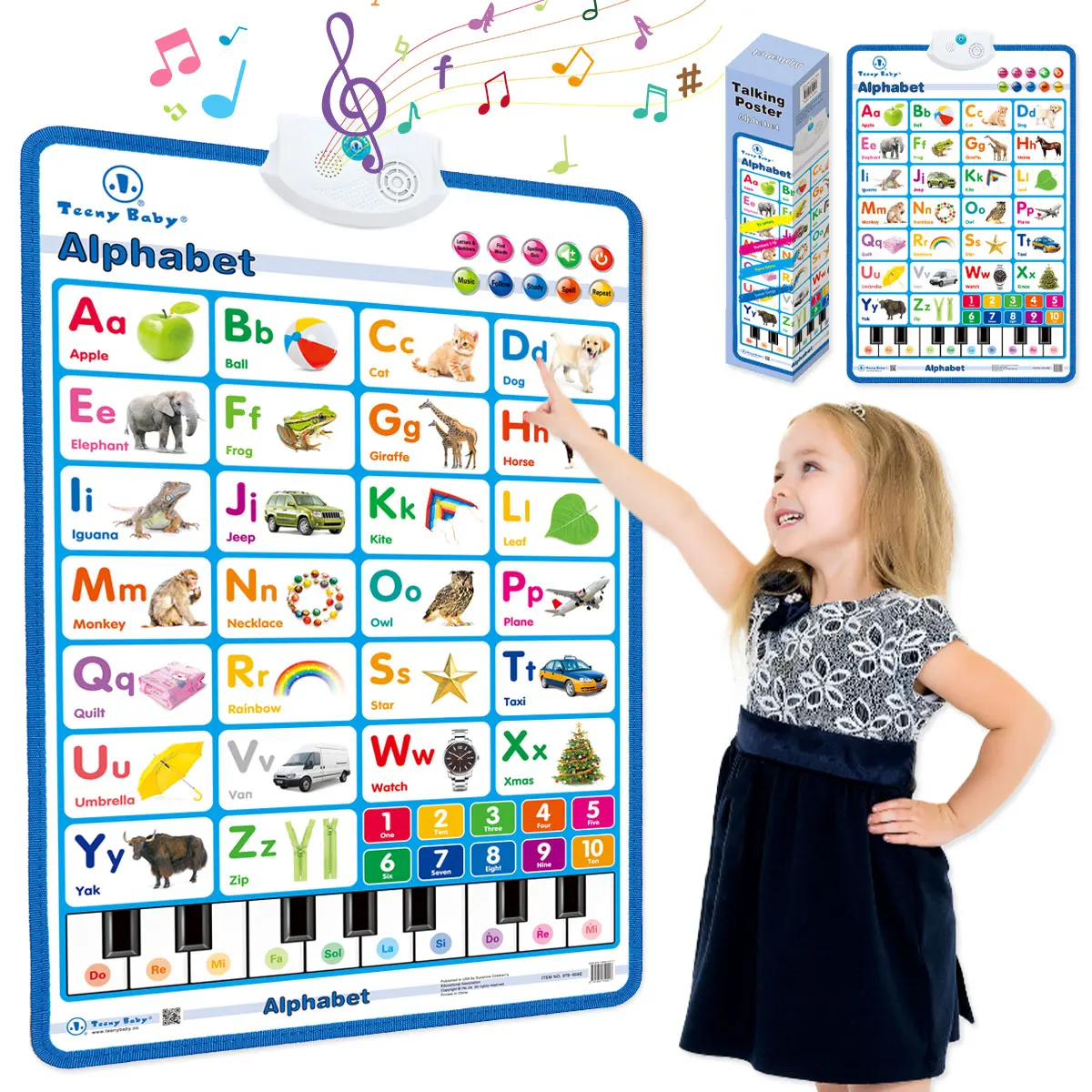 Baby Early Education Enlightenment Puzzle Books Audio Wall Chart Early Childhood Learning Board Pronunciation Learning