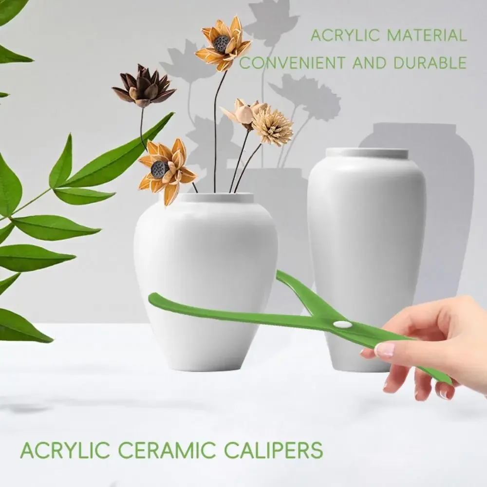 Alat Pahat Tanah Liat Portable Bent Leg Clay Caliper Dual Head untuk Pemodelan dengan Pegangan Nyaman dan Kerja Halus