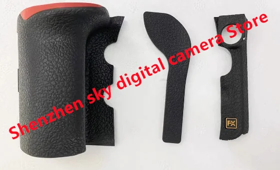 3pcs/Set for Nikon D850 Camera Grip and Thumb and Side Leather FX Decorative Rubber