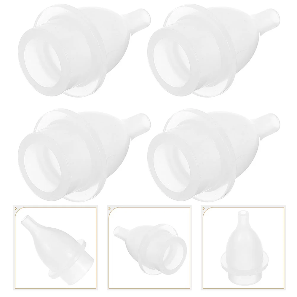 

6 Pcs Baby Nose Cleaner Infant Tips Picker Electric Nasal Ear Cleaning Kit Sucker Accessories Suction for Care