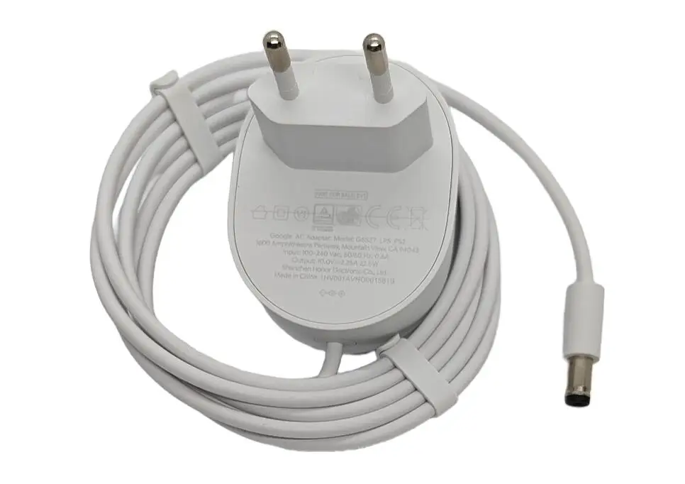 Adaptador de Alimentação AC Carregador para o Google Nest WiFi Pro, GKC2H, 10V, 2.25A, UE, EUA, AU Plug