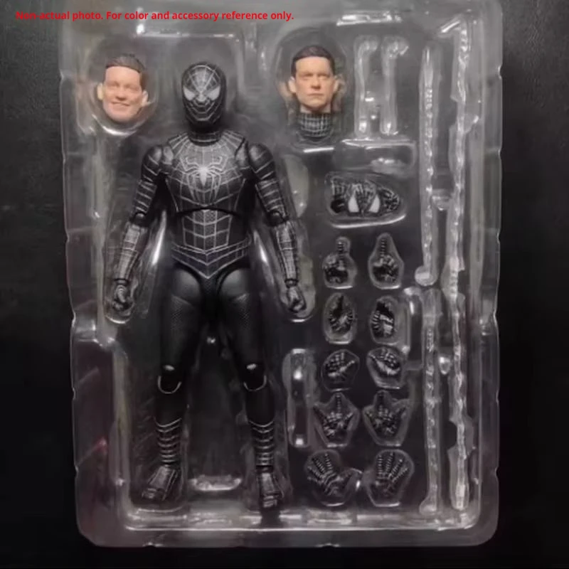 Marvel Comics Spider-Man 3 héros sans retour Toby Maguire costume noir Peter Parker figurine jouet modèle à collectionner cadeau