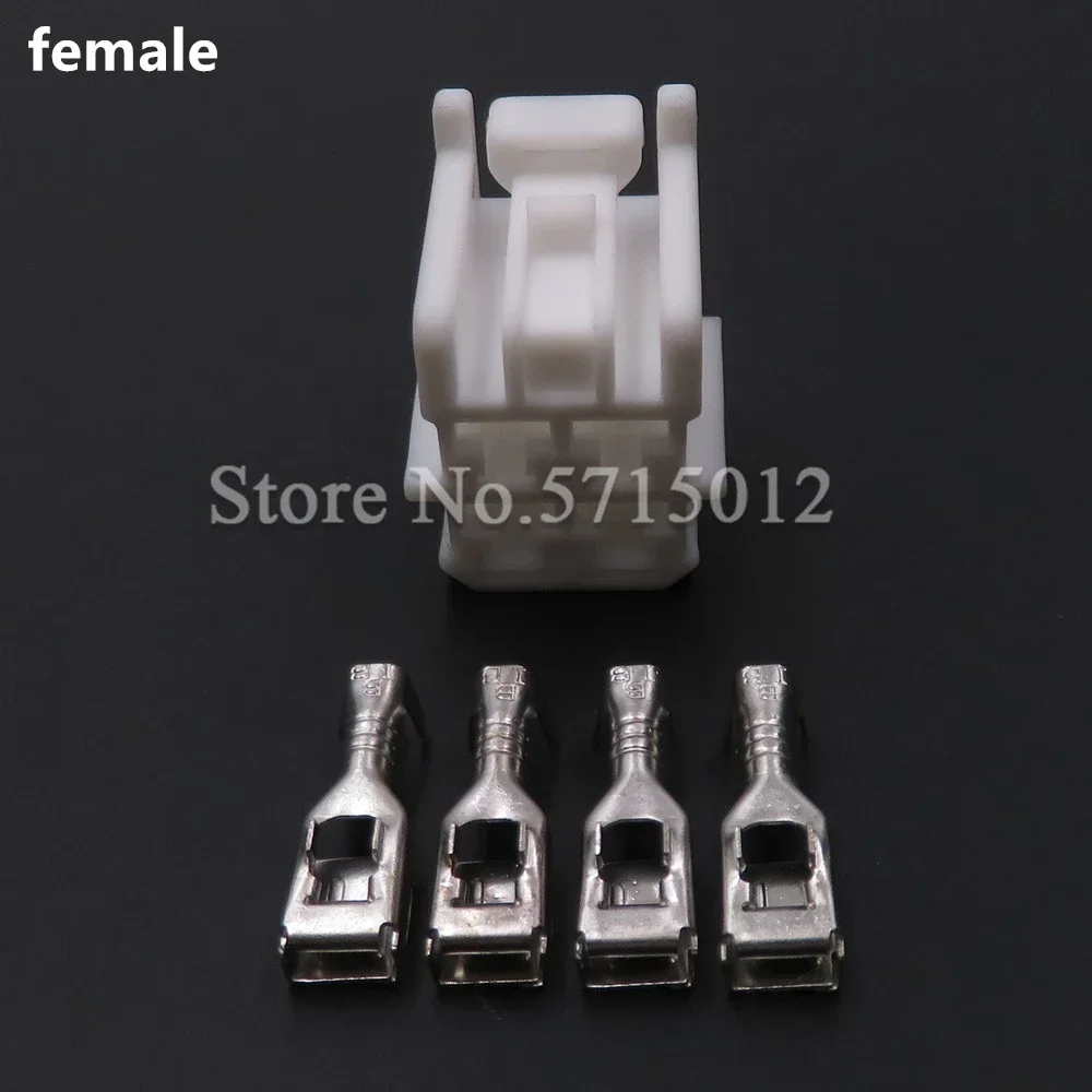 4 Hole 6098-1489 6098-1851 Automotive Cable Connector Car Directional Motor Electronic Booster Pump Module Socket