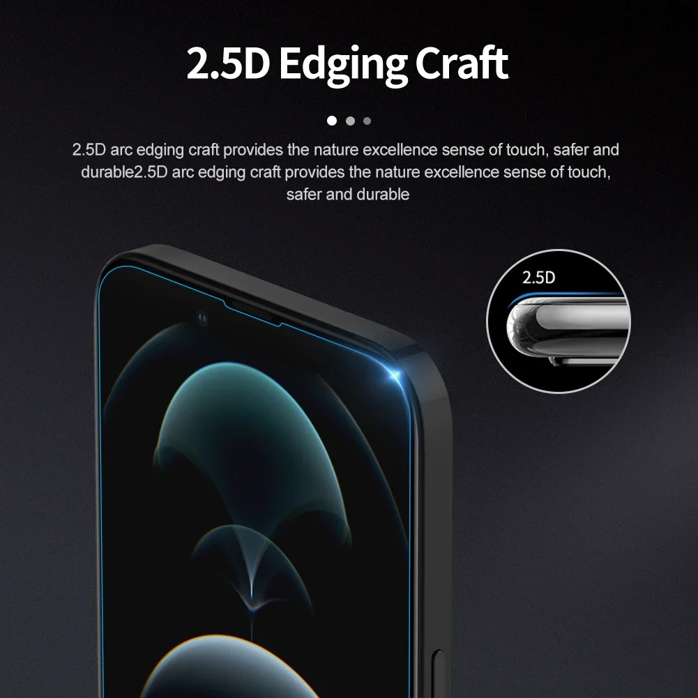 

For Apple iPhone 16e / 13 Pro / 14 / 13 Nillkin H+ Pro Anti-Explosion Tempered Glass 2.5D 9H 0.2mm Super Thin Screen Protector