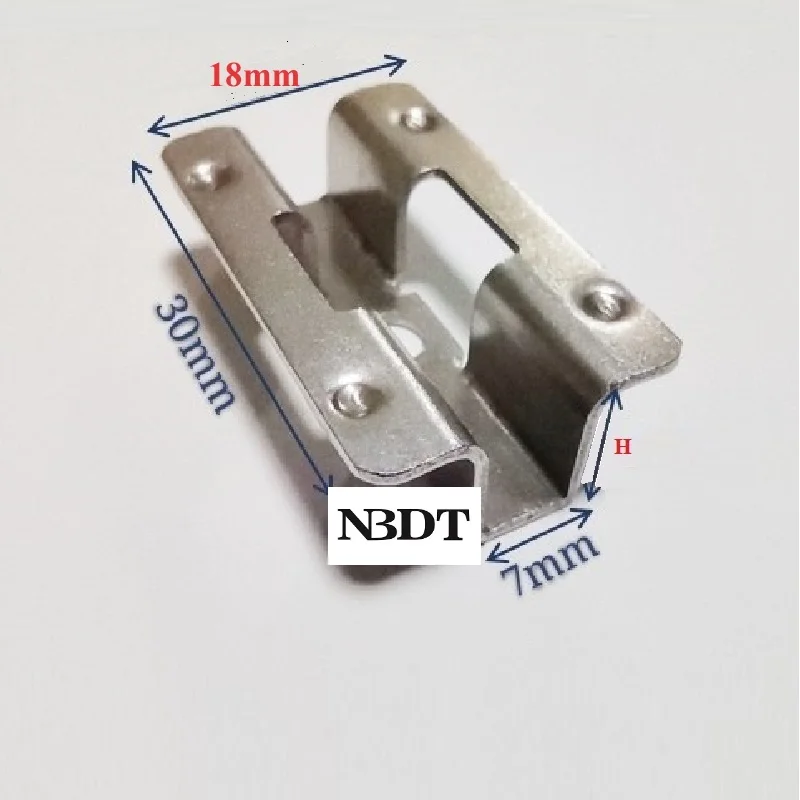 Imagem -03 - Invisível Exterior Composto Deck u em Forma Clipe Suporte Prendedor Revestimento Placa Wpc Aço Inoxidável 300 Peças de