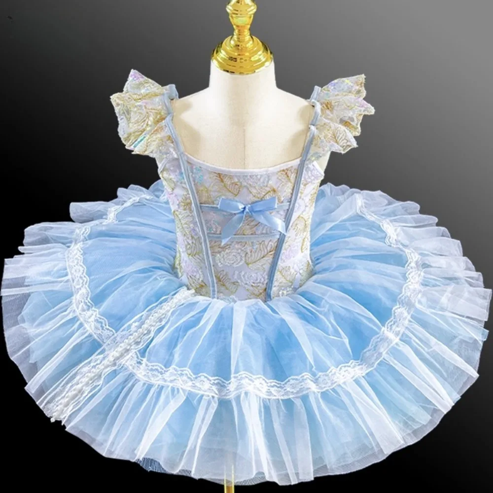 Costumi di scena Abito da balletto Abbigliamento per bambini Prestazioni da principessa Abbigliamento per bambini Tutu di balletto Body per ragazze Abito da ballo