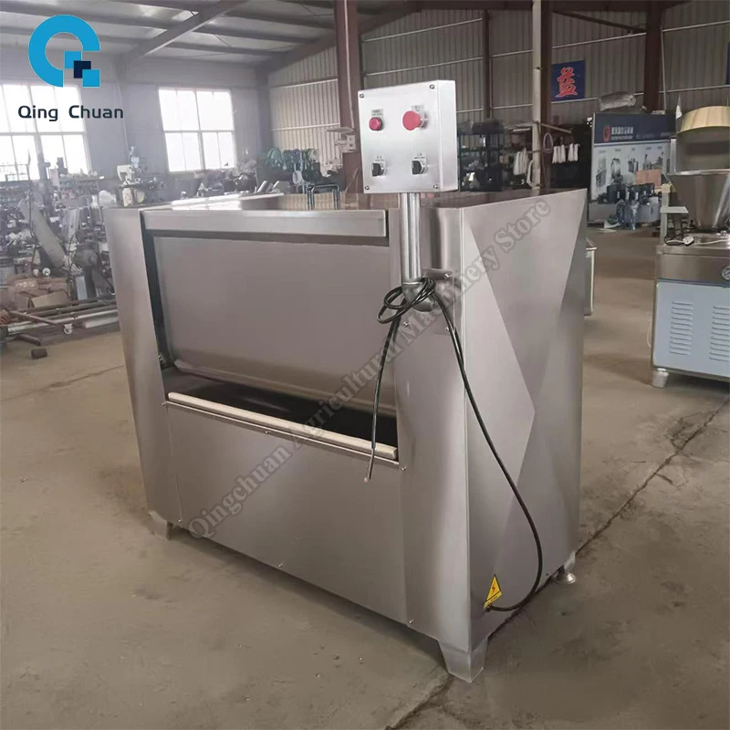 Meat Mixer Machine Fully Automatic Commercial Automatic Manufacturer Dumpling Filling Meat Shrimp Sliding Mixing Mixer