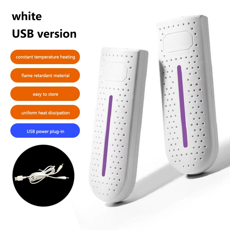 ذكي الأحذية إزالة الروائح الكريهة مجفف آلة تجفيف درجة حرارة ثابتة التدفئة USB المحمولة الأحذية جورب توقيت مجفف للسفر جديد