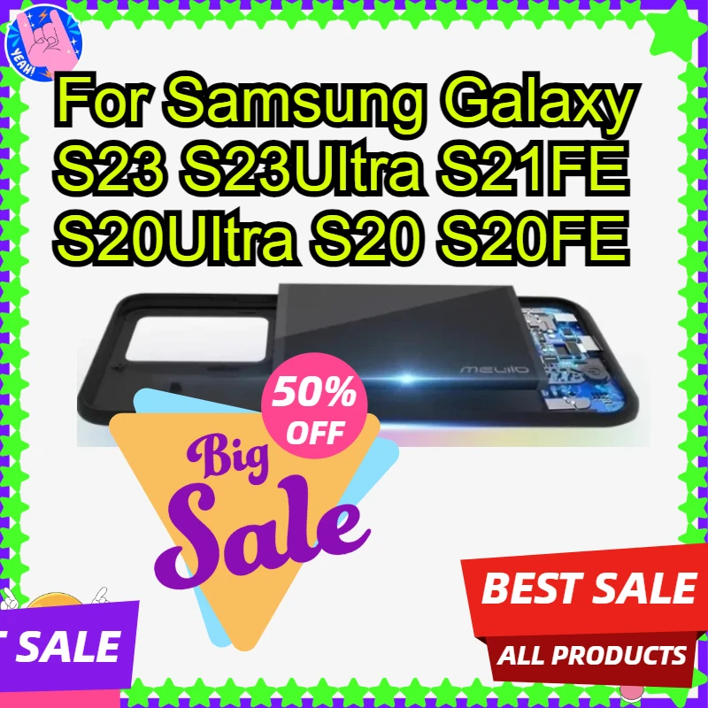 

10000mAh Power Bank Portable Battery Cover for Samsung Galaxy S23 S23Ultra S21FE S20Ultra S20 S20FE