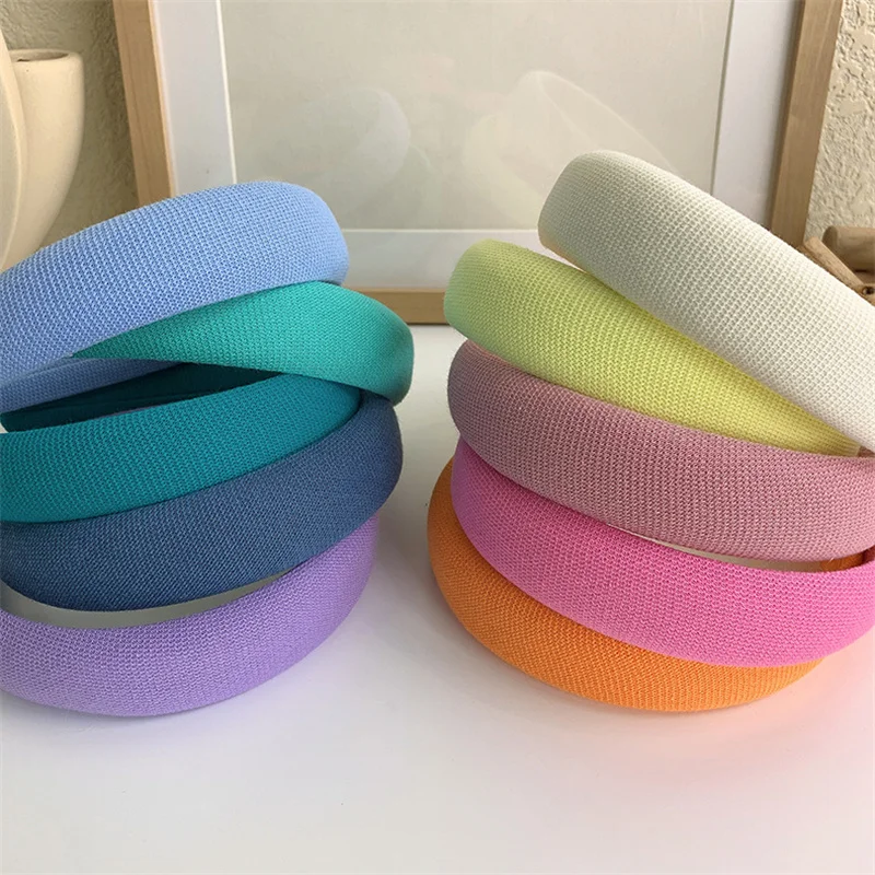 Wide-brimmed Sponge Hair bands Women\'s Sweet All-match Headband Cute Face Wash Hairband Girls Hair Accessories