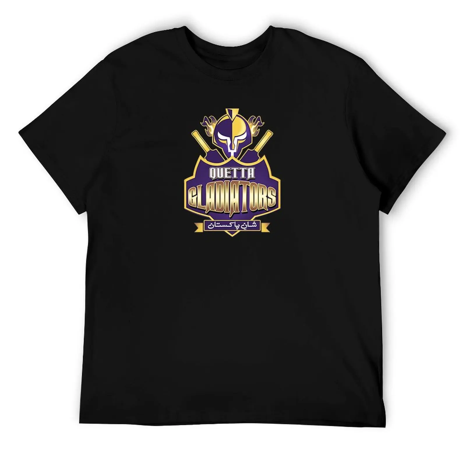 

Quetta Gladiators - Pakistan Super League Cricket Team Logo T-Shirt cotton t shirts high quality mens graphic t shirts T-Shirt