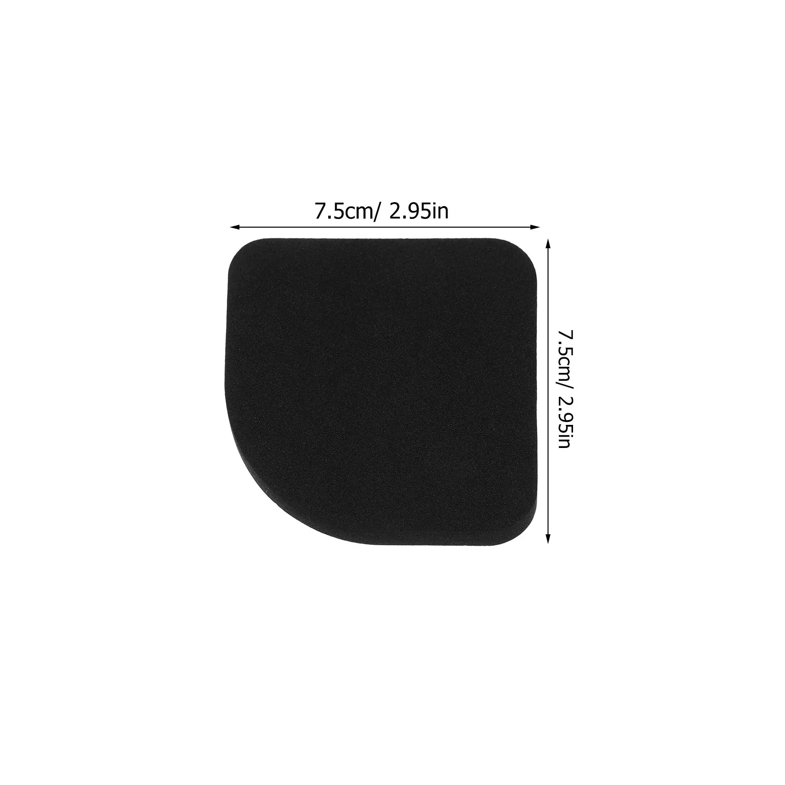 Furniture Leg Pads for Homeowners to Prevent Floor Scratches, 16 Pcs Black EVA Noise-Reducing Anti-Shaking Cushions