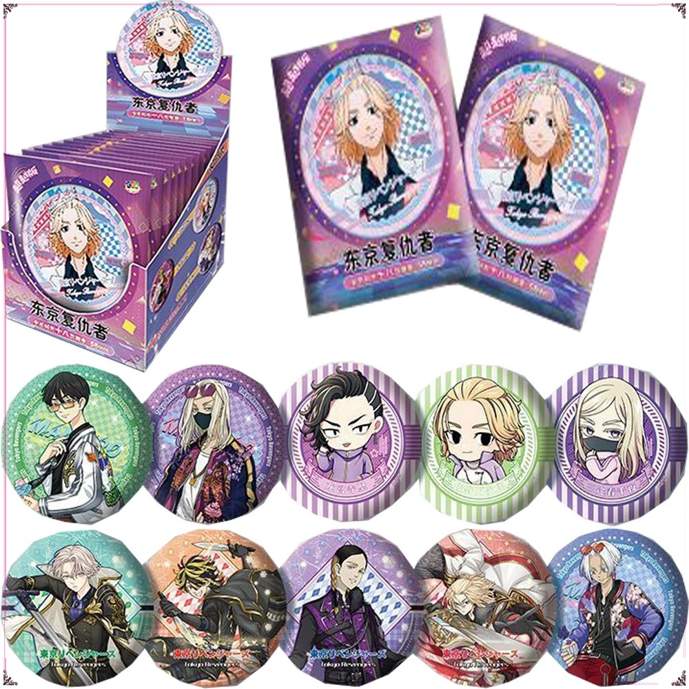 

Classic Anime Tokyo Revengers Peripheral Characters Badge Round Brooch for Backpack Accessories Kids Exquisite Gifts Wholesale
