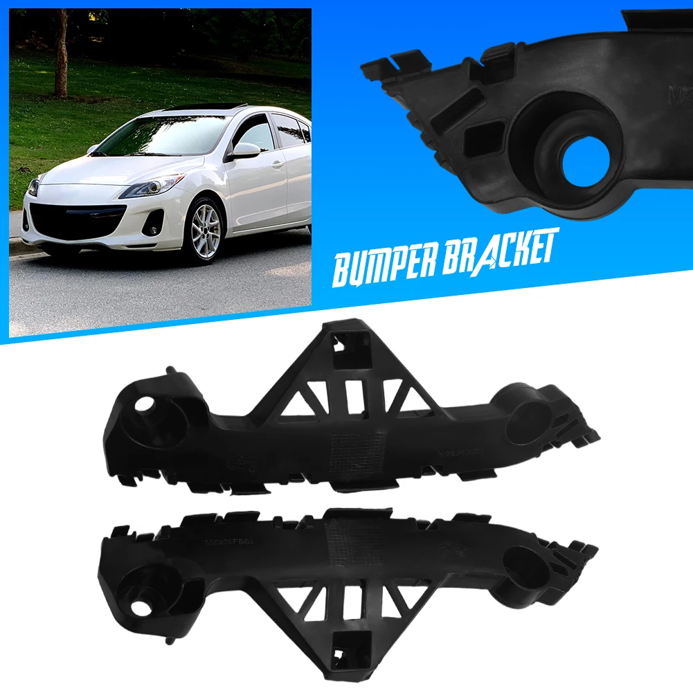 For Mazda 3 2012-2013 Perfect Fit Front Bumper Support Brackets L and R OEM Standard Easy Installation
