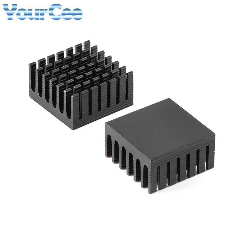 2pcs 28*28*15mm Radiator Heatsink Cooling Fin Aluminum Heat Sink for Graphic 28X28X15mm