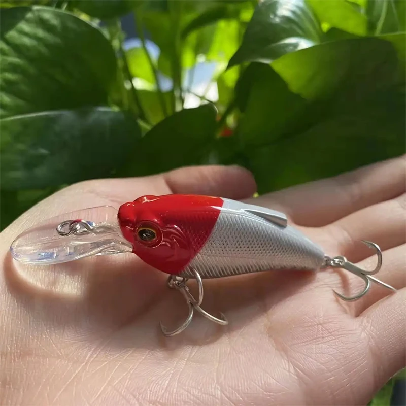 55mm 9.5g Crankbait Fishing Lures Topwater Floating Wobblers Artificial Hard Bait for Pike Bass Plastic Swimbait Pesca Equipment