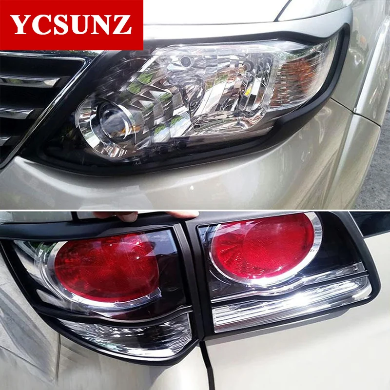 

Car Kits Headlight Tail Light Cover Trim For Toyota Fortuner Hilux Sw4 2012 2013 2014 Accessories Ycsunz