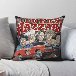 Dukes Of Hazzard And General Lee Pillowcase Polyester Linen Velvet Creative Zip Decor Throw Pillow Case Room Cushion Cover 45x45