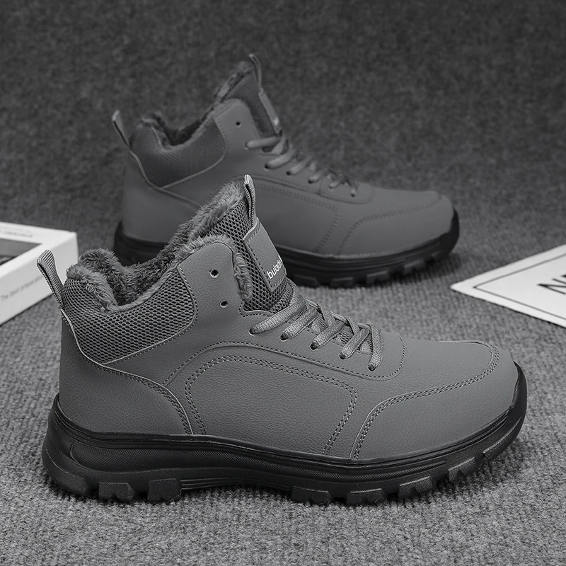 

YRZL Waterproof Hiking Boots for Men Thermal Winter Snow Boots 2025 Anti Slip Lightweight Shoes Warm Comfortable Mens Trekking