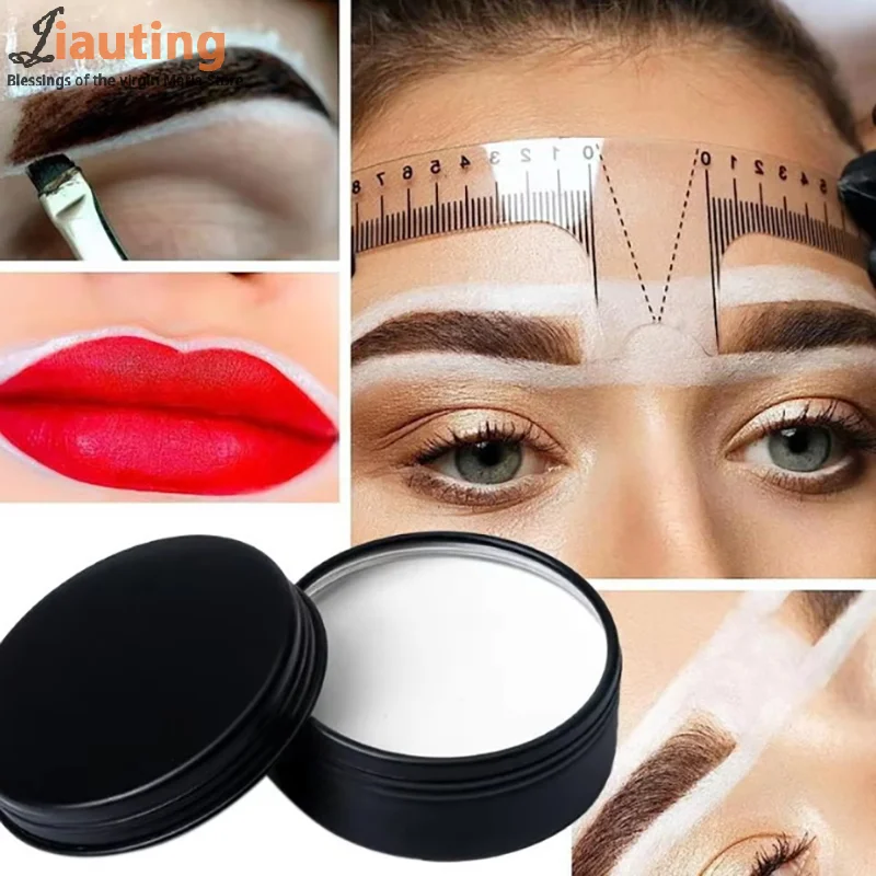 Pasta de mapeamento altamente pigmentada, 20g, microblading, sobrancelhas, formato de lábio, ferramentas de posicionamento, tatuagem, sobrancelhas, contorno, design, pasta