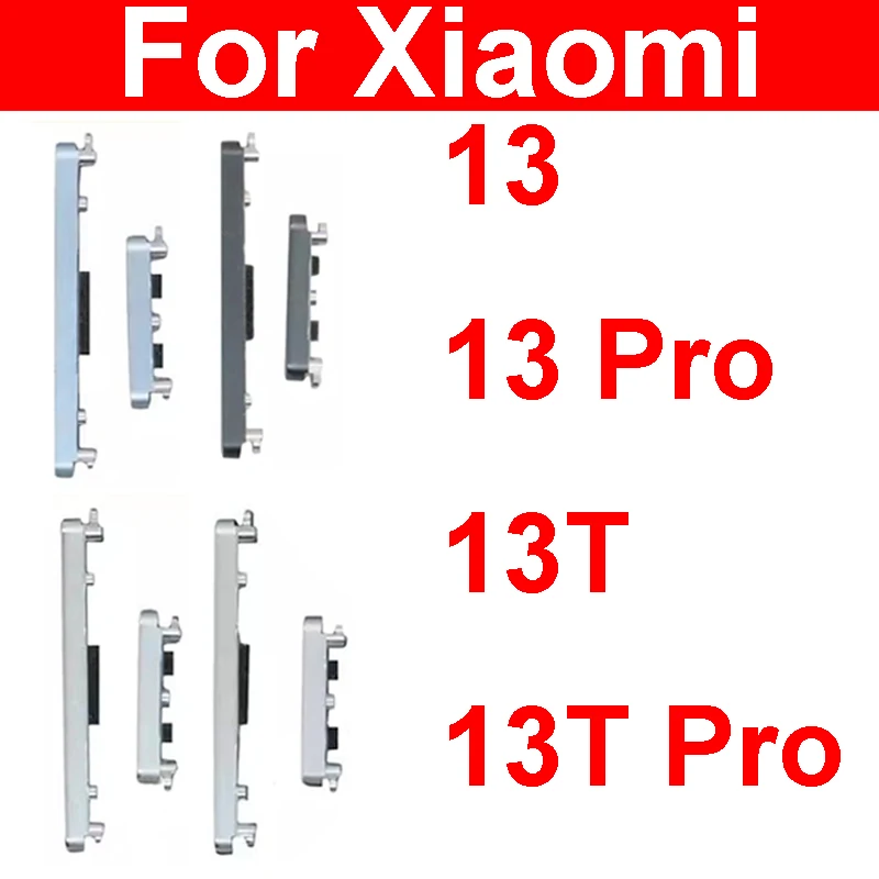 

Power Volume Side Button For Xiaomi 13 13T Pro On OFF Power Volume Up Down Side Key Switch Replacement Repair Parts
