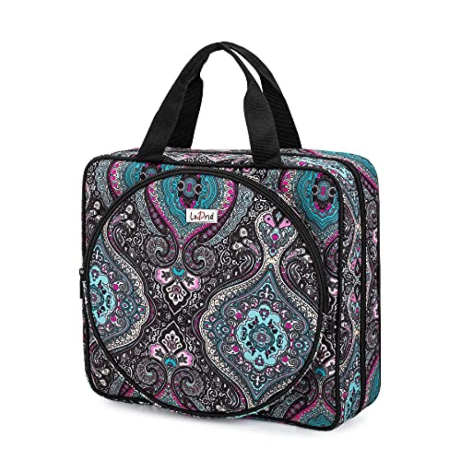 

Embroidery Project Bag Square Embroidery Supplies Storage Tote Portable Craft Carry Case for Embroidery Kits and Cross Stitch K