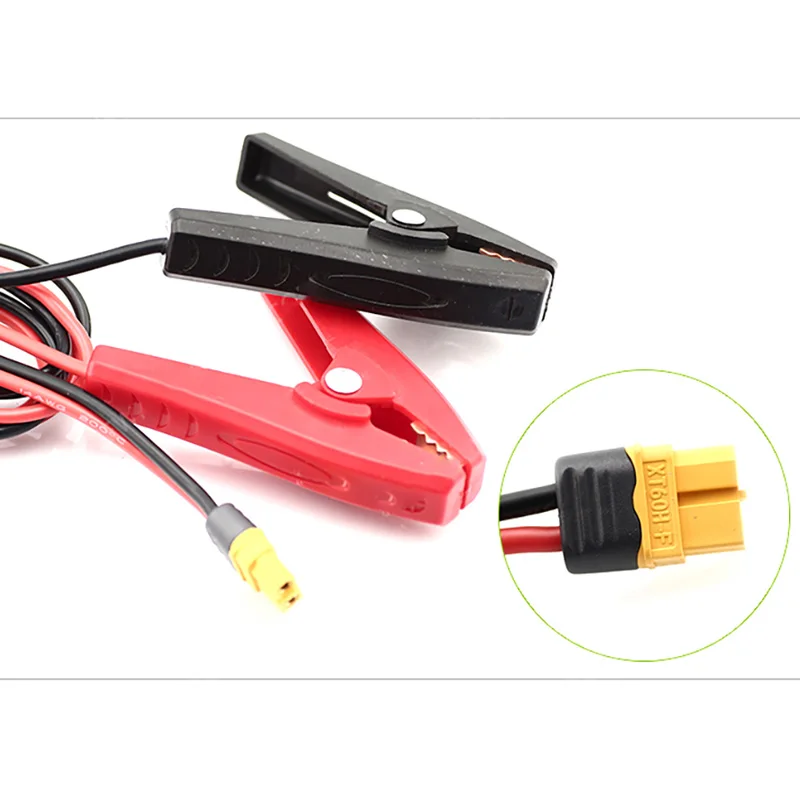 12/14 Silica Gel Silicone Cable 50/150cm Alligator Clip to T Plug/XT60 Plug  Cable for ISDT Q6 Charger Spare Part Battery