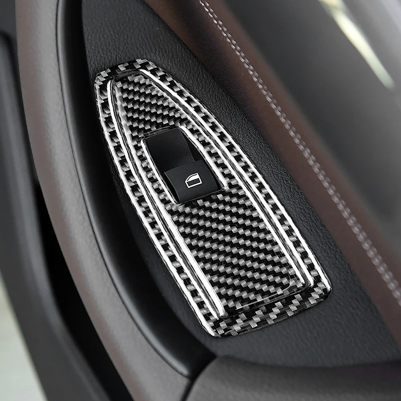

For BMW X1 X2 F48 2016-2022 Car Door Window Glass Lift Switch Button Panel Frame Decoration Trim Interior Accessories Stickers