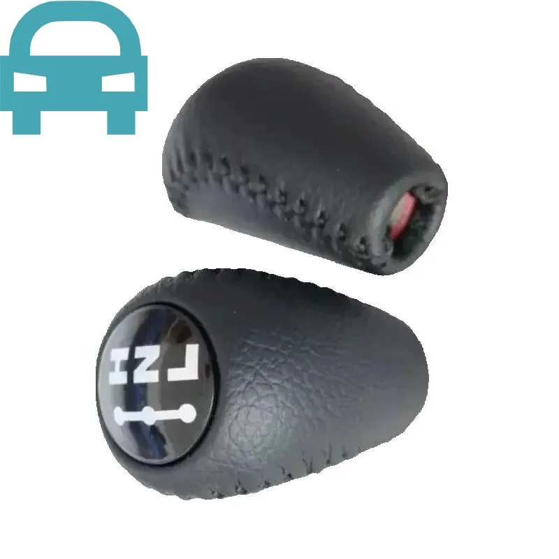 For Leather Stitching Gear Head Wrap for Toyota Prado Four-Wheel Drive Gear Lever Ball Head & Differential Lever Upgrade
