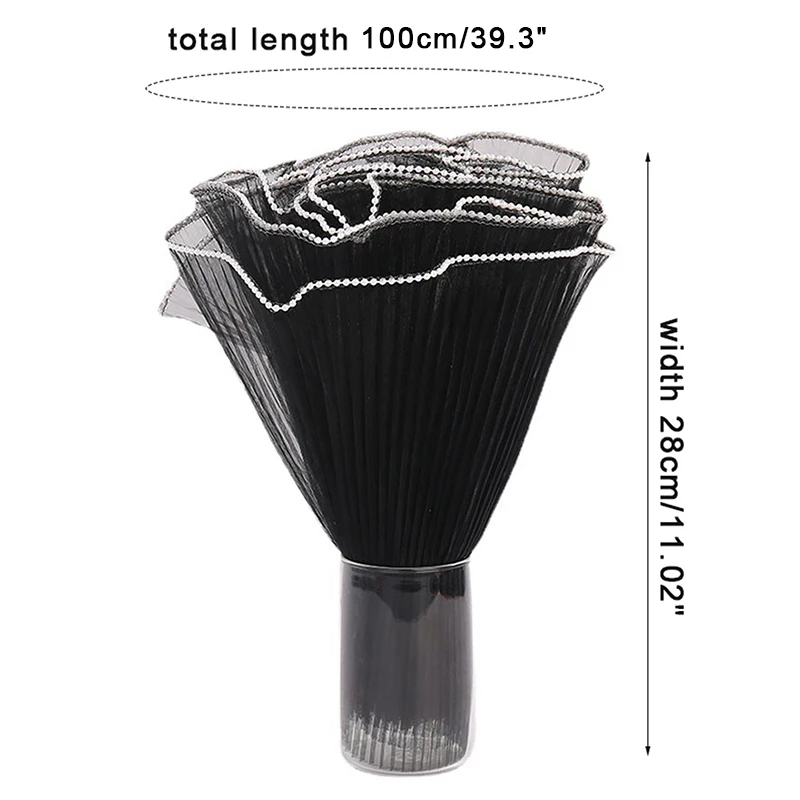 1PC 28cmx1M Flower Wrapping Paper Wave Yarn Florist Bouquet Packaging Lace Mesh Florist Bouquet Party Valentine Gift Packaging
