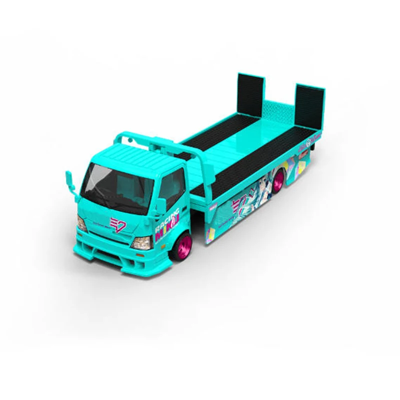 Cool รถ 1:64 H300 Flatbed Transport Trailer รถรุ่นคลาสสิกผู้ใหญ่ของที่ระลึกของขวัญจอแสดงผลแบบคงที่