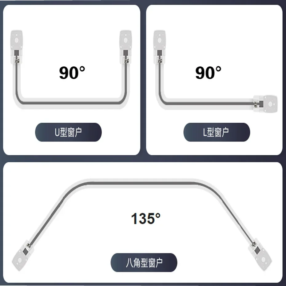 Imagem -06 - A-ok-trilha de Cortina Elétrica para A-ok Am68 Tuya Wifi Motor de Cortina Zigbee Trilhos Personalizados Cornija Smart Home Track